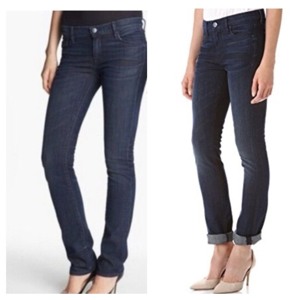 💵VINCE Cigarette Jean in Dark Crimson Vintage Wash Size 29